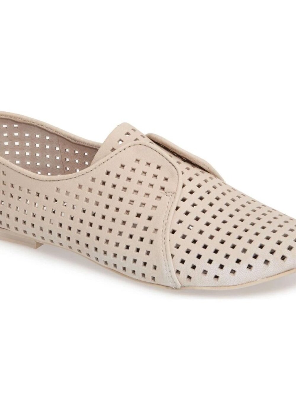 Dolce Vita New Perforated Nubuck Leather Slip-On Oxford Flats Women's 9, 11